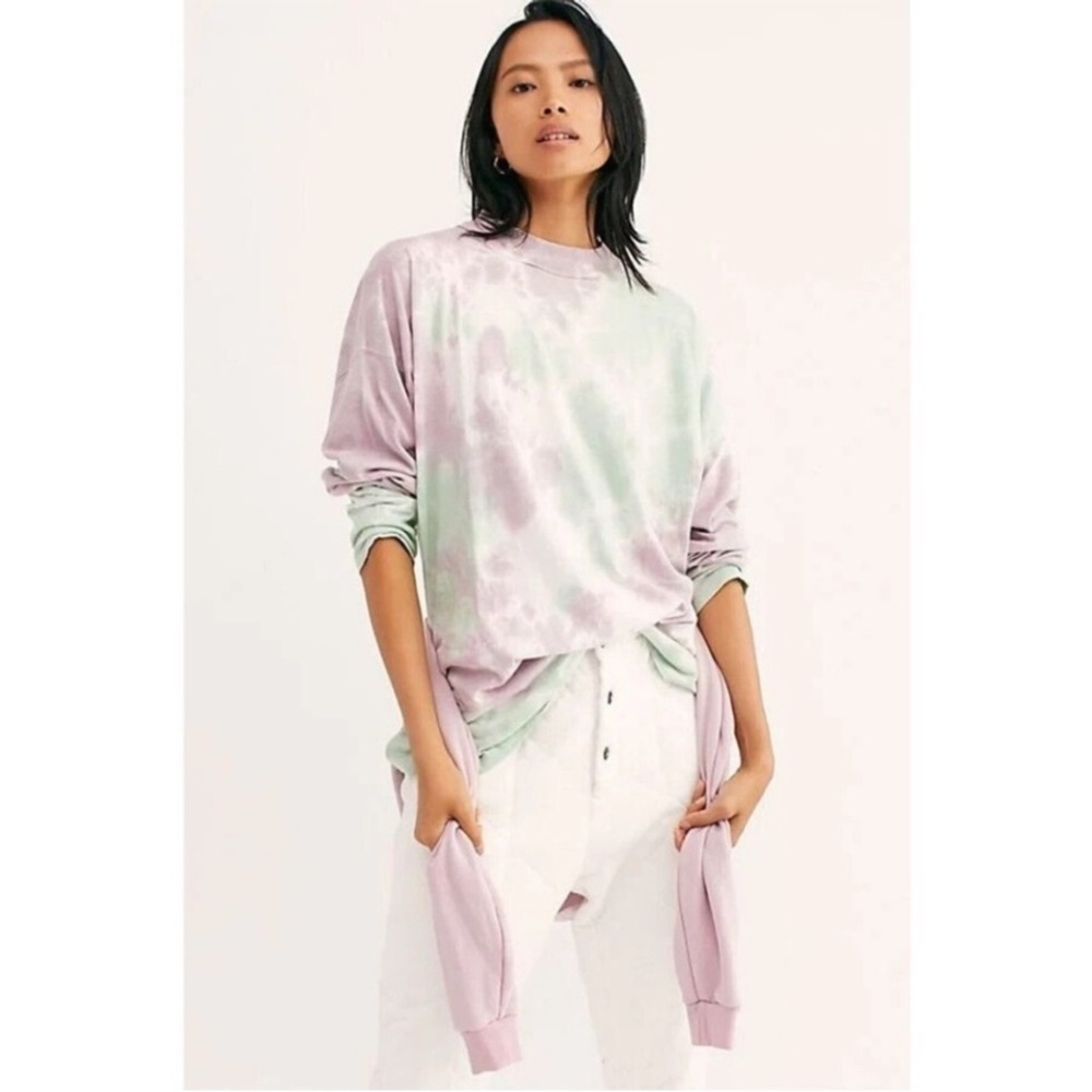 🆕Free People tie dye top, NWT.